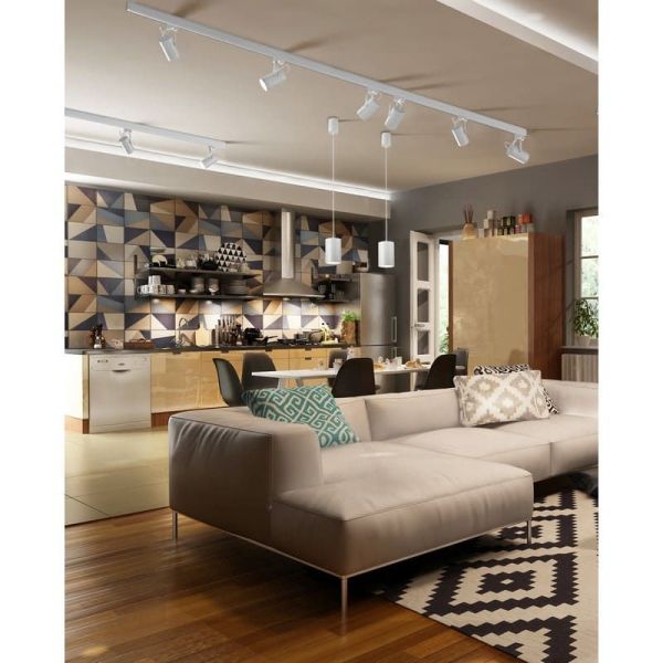 Spot sur rail triphasé Aruba E27...