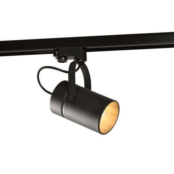 Foco Carril Trifásico Aruba E27  negro