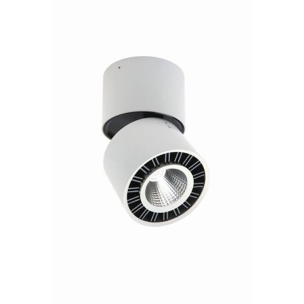 Foco LED COB Superfície Columbretes Redondo 12W 3000K