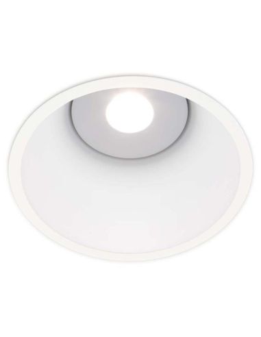 Downlight LED Lex Eco Blue 3 24w redondo blanco Empotrable luz azul apagado de diseño moderno | LeonLeds