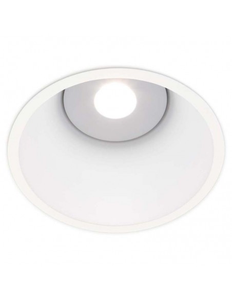 Downlight LED Lex Eco Blue 3 24w rond blanc Encastré lumière bleue design moderne | leonleds