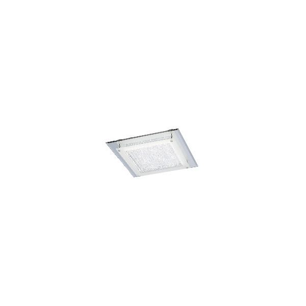 Plafón LED Crystal Mirror cromo mediano 36cm 4000K