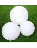 Lámpara de suelo o Sobremesa Bola mediana Avoriaz blanca 1xE27 IP65 ambiente