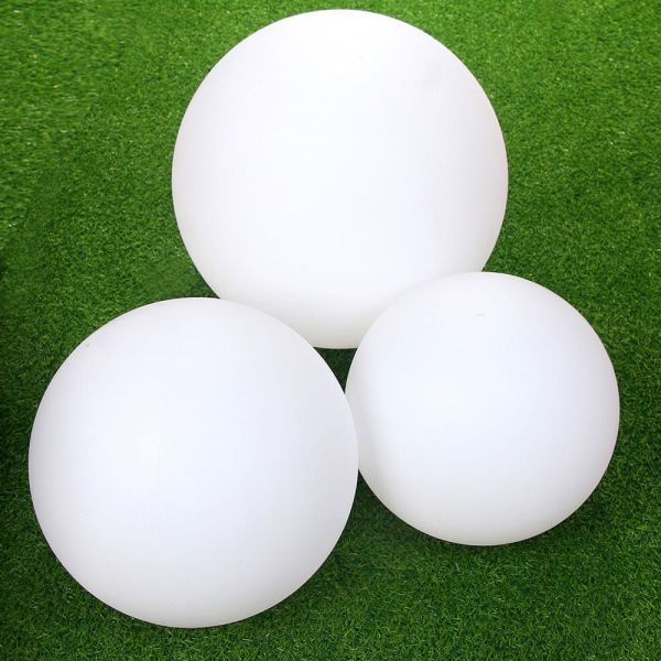 Lámpara de suelo o Sobremesa Bola mediana Avoriaz blanca 1xE27 IP65 ambiente