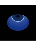 Downlight LED Lex Eco Blue 3 24w rond blanc Encastré lumière bleue design moderne | leonleds