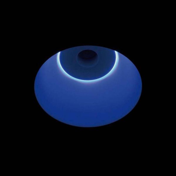 Downlight LED Lex Eco Blue 3 24w redondo blanco Empotrable luz azul apagado de diseño moderno | LeonLeds