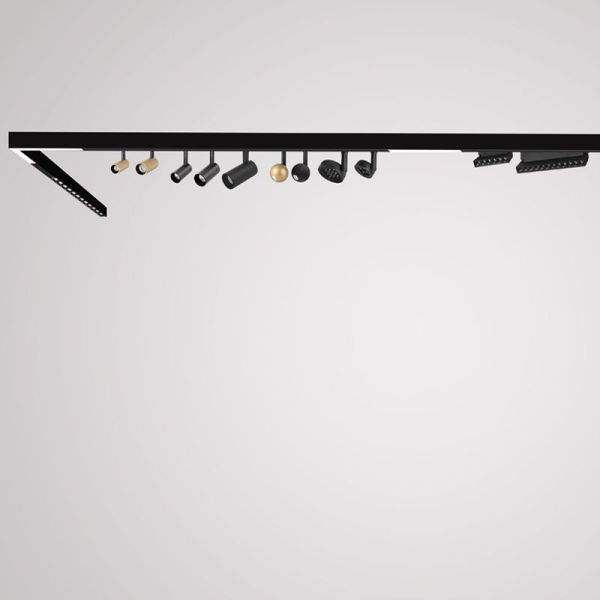 Foco LED carril magnético Magneto negro 7W o 20W 4000K ambiente