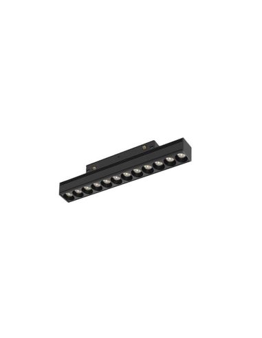 Foco lineal COB LED carril magnético negro Magneto 4000K 12