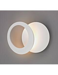 Aplique LED TORONTO redondo 3000K  negro 10W O 15W 2