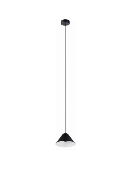 Lámpara colgante campana GRUISSAN 5W 3000K negra