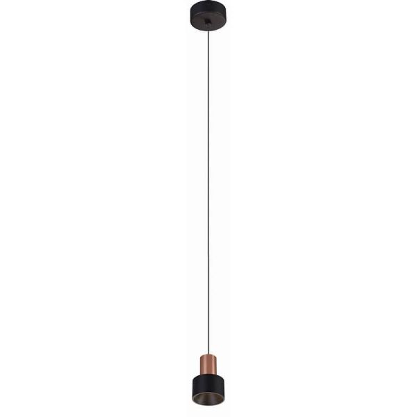 Suspension GRUISSAN 5W 3000K noir/doré