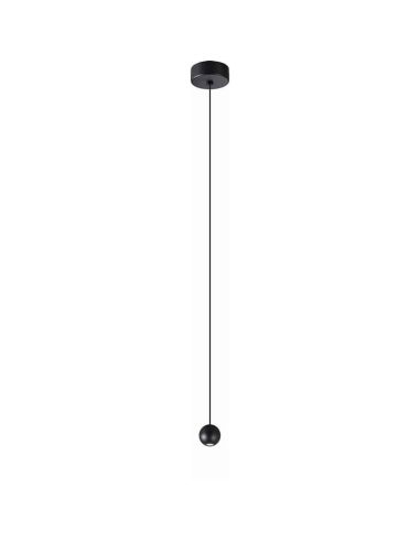 Luminária pendente bola preta GRUISSAN 5W 3000K