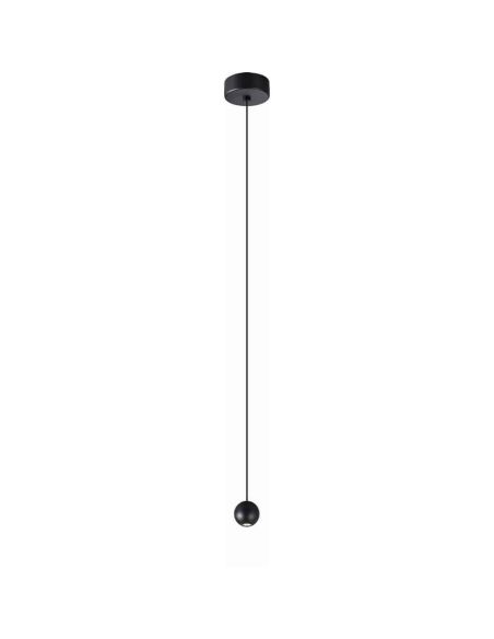 Suspension boule noire GRUISSAN 5W 3000K