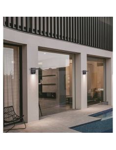 Aplique LED para exterior COOPER, rotação da esquerda para a direita 350º ↔️ 20W 3000K branco/preto com/sem sensor 2