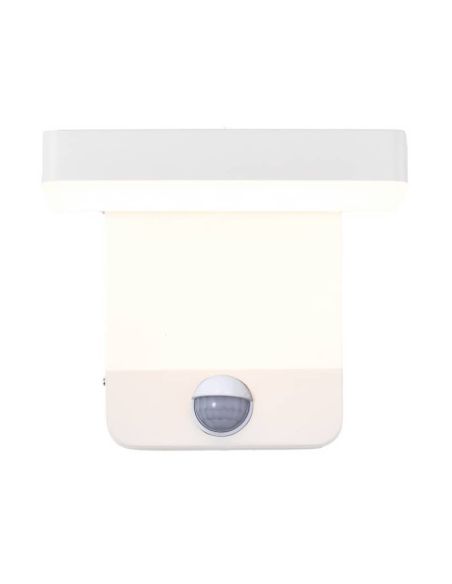 Aplique LED para exterior COOPER, rotação da esquerda para a direita 350º ↔️ 20W 3000K branco/preto com/sem sensor