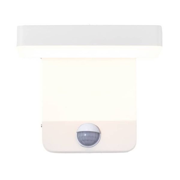 Aplique LED exterior COOPER giro izquierda a derecha 350º ↔️ 20W 3000K blanco/negro con/sin sensor