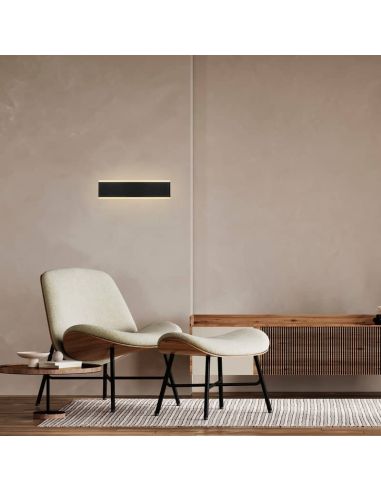 NELSON Applique LED noir/blanc 16W/24W 2700K-3200K-4000K ambiance