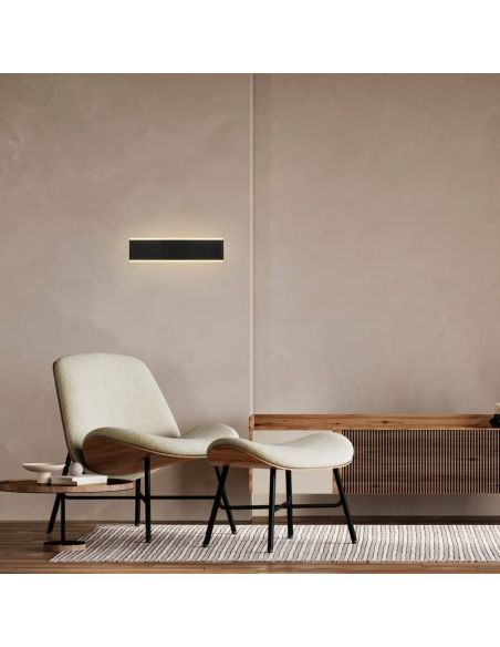 Aplique LED de pared NELSON negro/blanco 16W/24W 2700K-3200K-4000K ambiente
