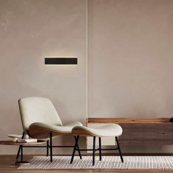 Aplique LED de pared NELSON negro/blanco 16W/24W 2700K-3200K-4000K ambiente