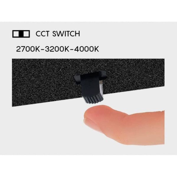 Aplique LED de pared NELSON negro/blanco 16W/24W 2700K-3200K-4000K