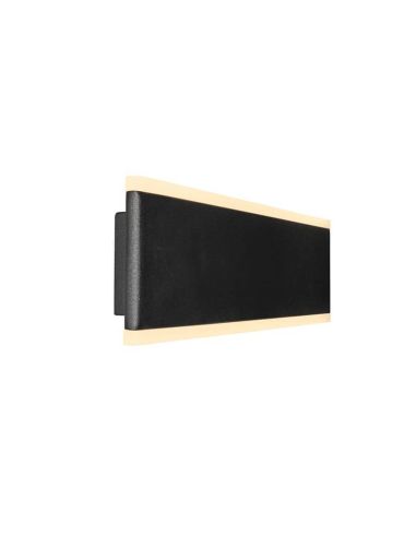 Aplique LED de pared NELSON negro 16W/24W 2700K-3200K-4000K perspectiva