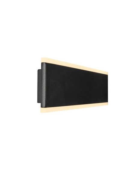 Aplique LED de pared NELSON negro 16W/24W 2700K-3200K-4000K perspectiva