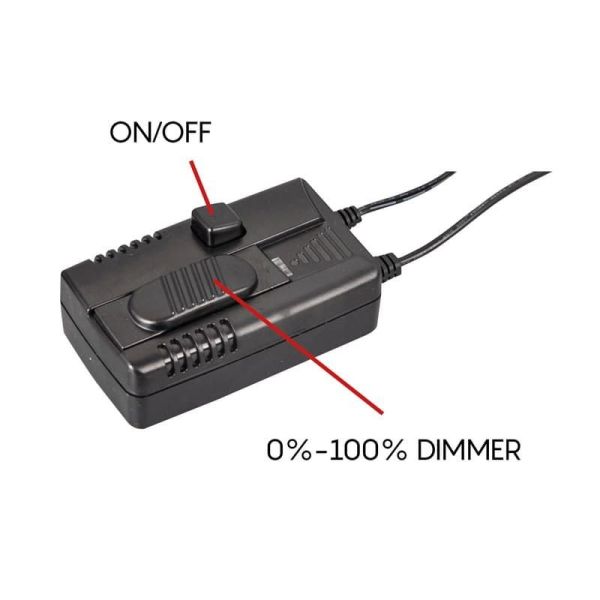 Candeeiro de pé para sala NASSAU 30W regulável 3000K branco/preto