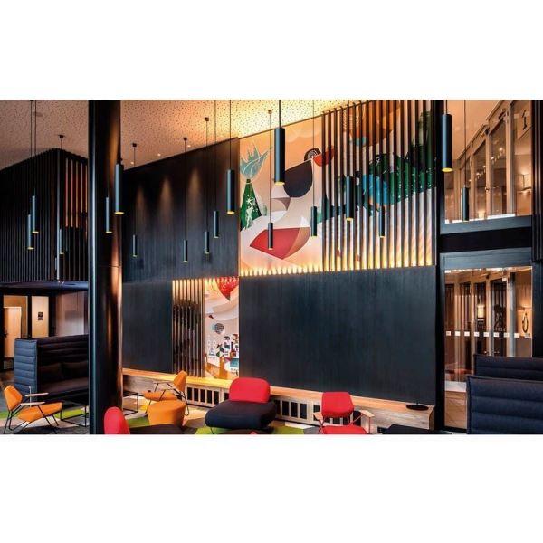 BOLONIA suspension 7W/10W dimmable 2700K-3200K-4000K blanc ambiant/noir