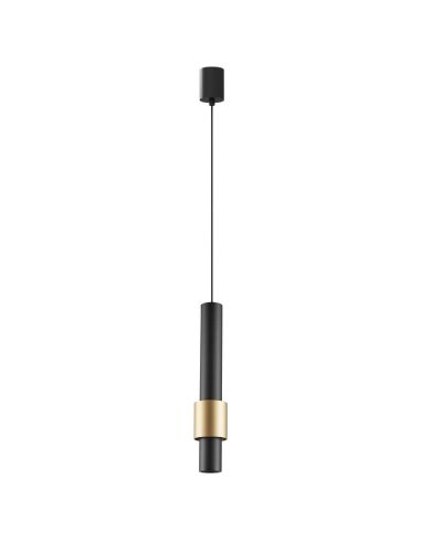 Suspension CLIFTON 7W 3000K blanc*noir-or