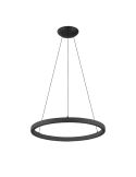 Lámpara de Techo LED Colgante RIUMAR redondo 40+15W 3000K 62,8cm Ø negro