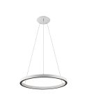 RUIMAR Candeeiro suspenso LED redondo 40+15W 3000K 62,8cm Ø branco