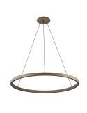 Lámpara de Techo LED Colgante RIUMAR redondo 60+20W 3000K 92,8cm Ø arena