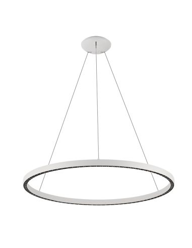 Lámpara de Techo LED Colgante RIUMAR redondo 60+20W 3000K 92,8cm Ø blanco