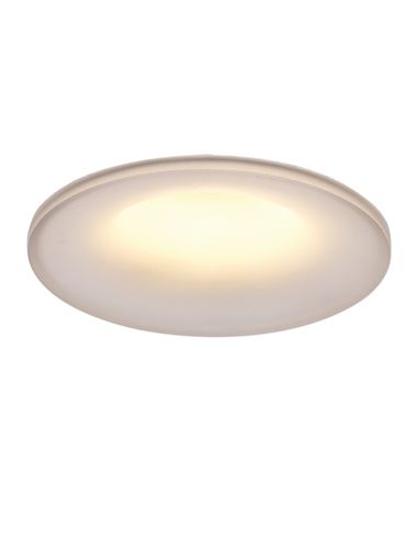 Plafon embutido LAGOS GU10 max 12W 12cm Ø branco