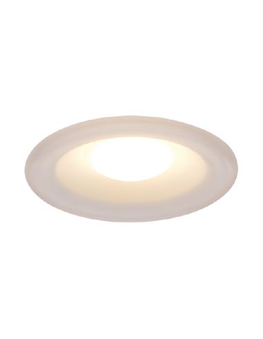 Plafonnier encastrable LAGOS GU10 max 12W 12cm Ø blanc