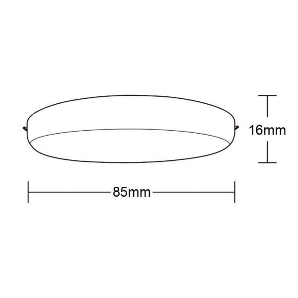 Downlight  LED Empotrable ALGARVE 3000K blanco 8W