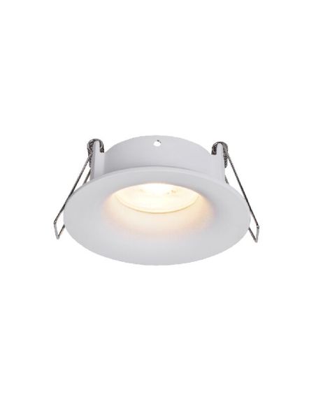 Spot encastré rond blanc TAVIRA GU10, IP54 max. 12W 8,5x8,5x4cm