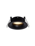 Empotrable TAVIRA GU10 redondo negro IP54 máx. 12W 8,5x8,5x4cm