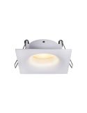 Empotrable TAVIRA GU10 cuadrado blanco IP54 máx. 12W 4,8x8,5cm