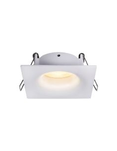 Empotrable TAVIRA GU10 cuadrado blanco IP54 máx. 12W 4,8x8,5cm