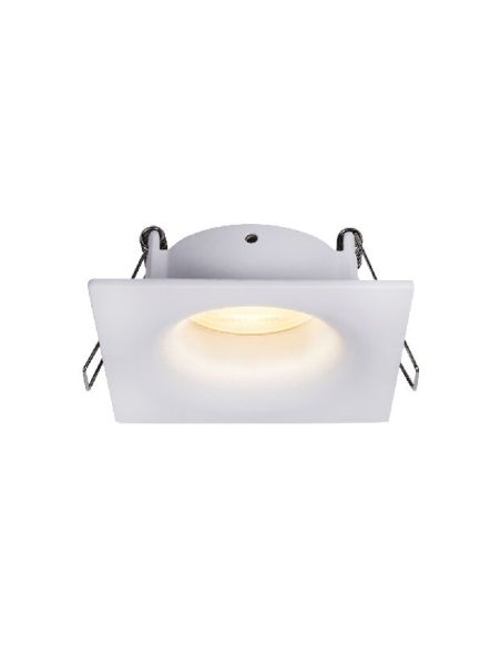 Empotrable TAVIRA GU10 cuadrado blanco IP54 máx. 12W 4,8x8,5cm