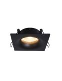 TAVIRA GU10 encastré carré noir IP54 max. 12W 4,8x8,5cm