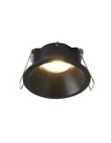Encastré Mini KIEL GU10 6,6cm Ø IP54 noir