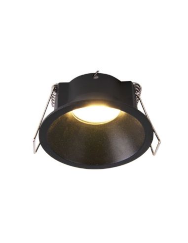 Empotrable Mini KIEL GU10 6,6cm Ø IP54 negro