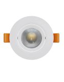 Downlight  LED Empotrable PANAMA dimmable 3000K-4000K-6500K blanco 6W 8,6cm Ø blanco
