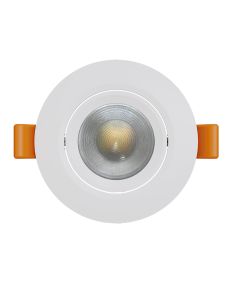 Downlight  LED Empotrable PANAMA dimmable 3000K-4000K-6500K blanco 6W 8,6cm Ø blanco