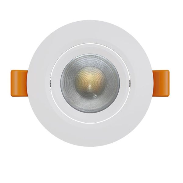 PANAMA Downlight LED encastrable dimmable 3000K-4000K-6500K blanc 6W 8,6cm Ø blanc