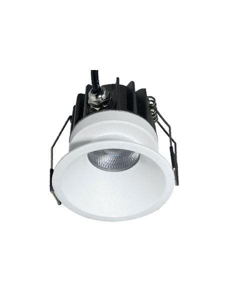 Downlight LED Empotrable ROMBOK dimmable 2700K-3000K-4000K IP65 blanco 8W