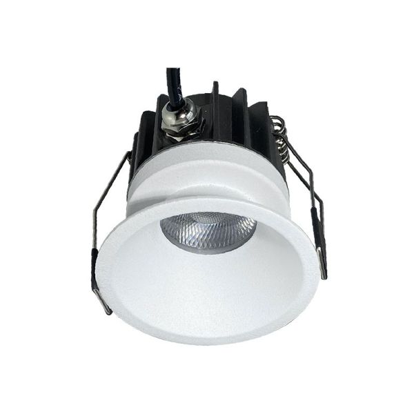 Downlight LED Empotrable ROMBOK dimmable 2700K-3000K-4000K IP65 blanco 8W