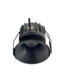 Downlight LED Empotrable ROMBOK dimmable 2700K-3000K-4000K IP65 negro 8W